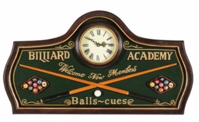 Image sur Billiard Academy-Clock
