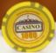 Casino poker chip, 1000 dollars, 14 g