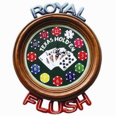 Image sur Horloge Royal Flush