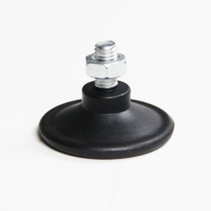 Leveling leg for cart