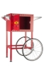 16oz popcorn machine cart red