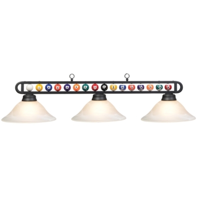 Picture of BB-55 MB/WH | 55" MB/WHITE BILLIARD BALL FIXTURE