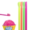 Image sur Paille Cuillère en Plastique pour Cônes de Neige – Paquet de  200pcs