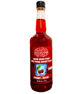 Picture of 73121 Sirop Snow cone 1L  - Cerise - Bullseye Popcorn