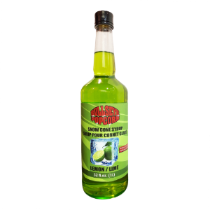 Picture of 73124 Sirop Snow cone 1L  - Lime - Bullseye Popcorn