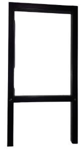 Black long support for legs part F